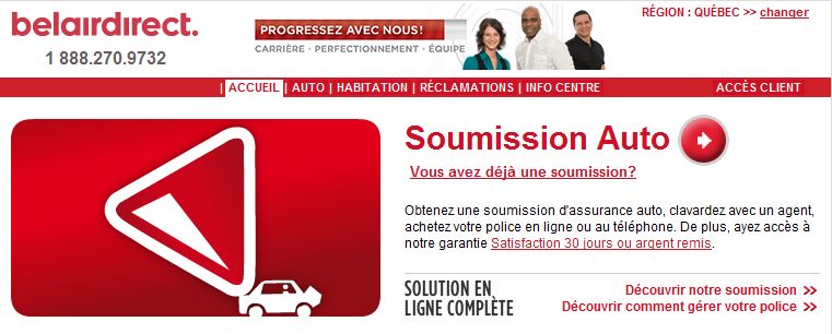 site-belairdirect Site de Belairdirect