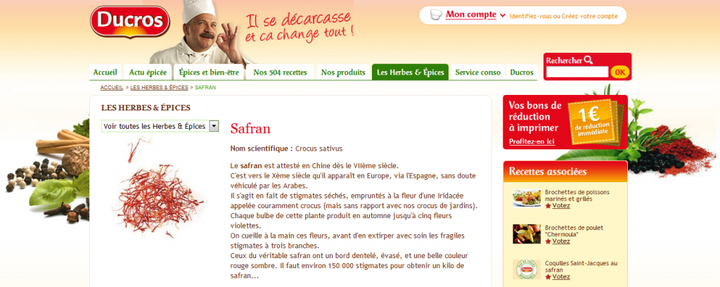 Découvrez tous les épices sur Ducros.fr