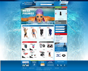 Site www.france-natation.com - Vente en ligne de maillots de bains