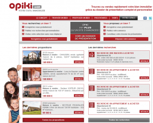 Opiki.com site d'annonces immobilières